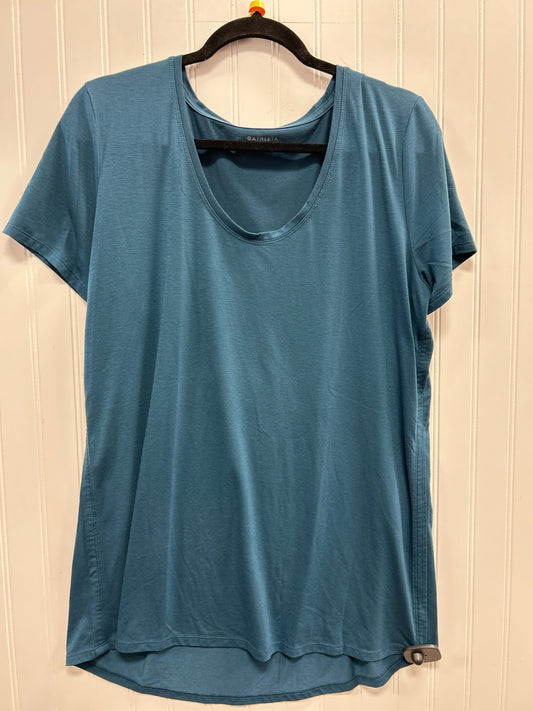 Athletic Top Ss By Athleta In Teal, Size:Xl