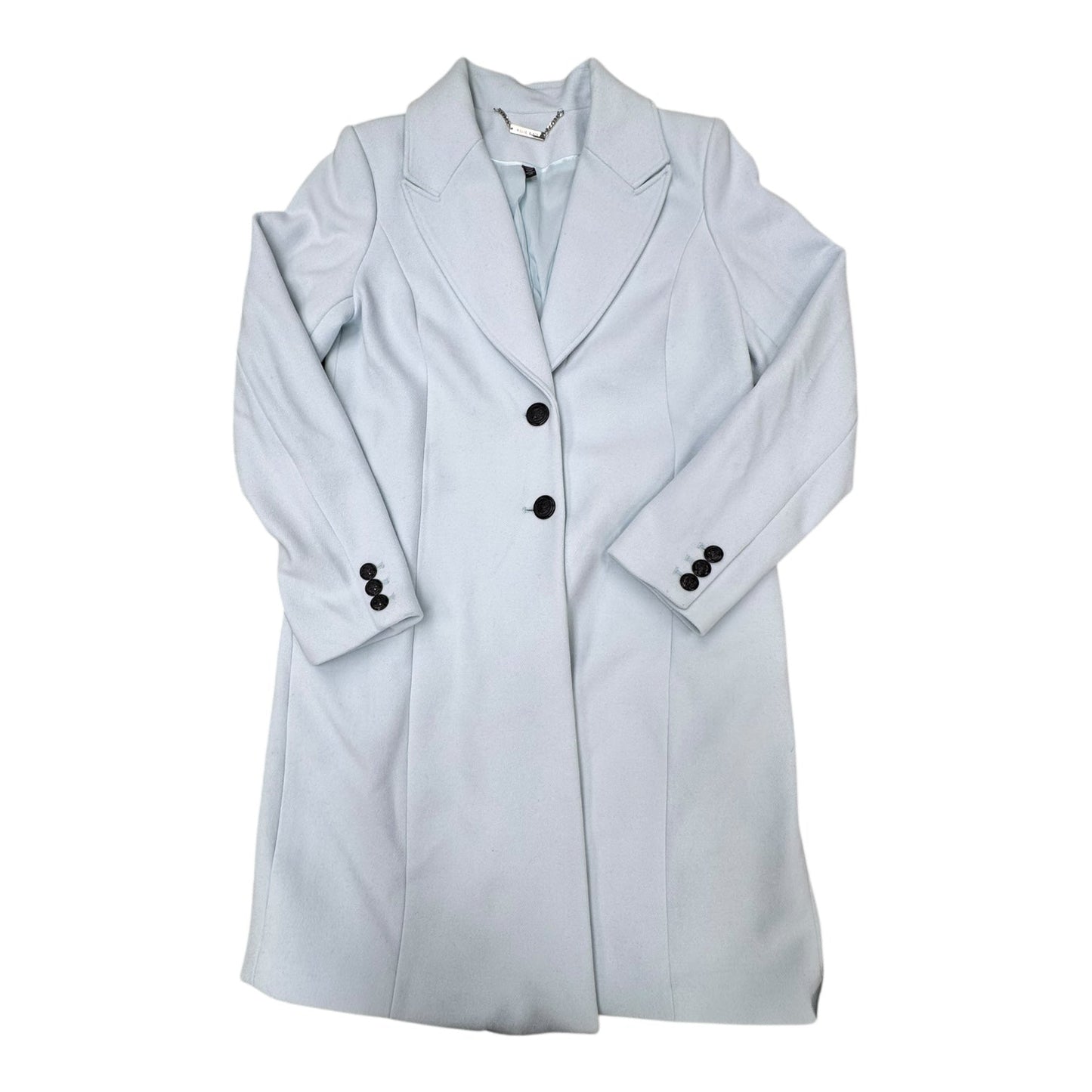 Coat Trench Coat By White House Black Market In Blue, Size:M