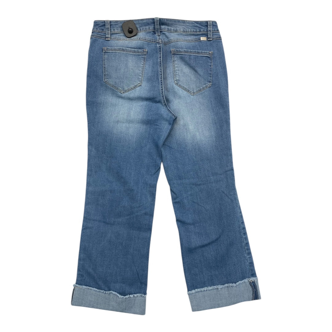 Jeans Cropped By 1822 Denim In Blue Denim, Size:10
