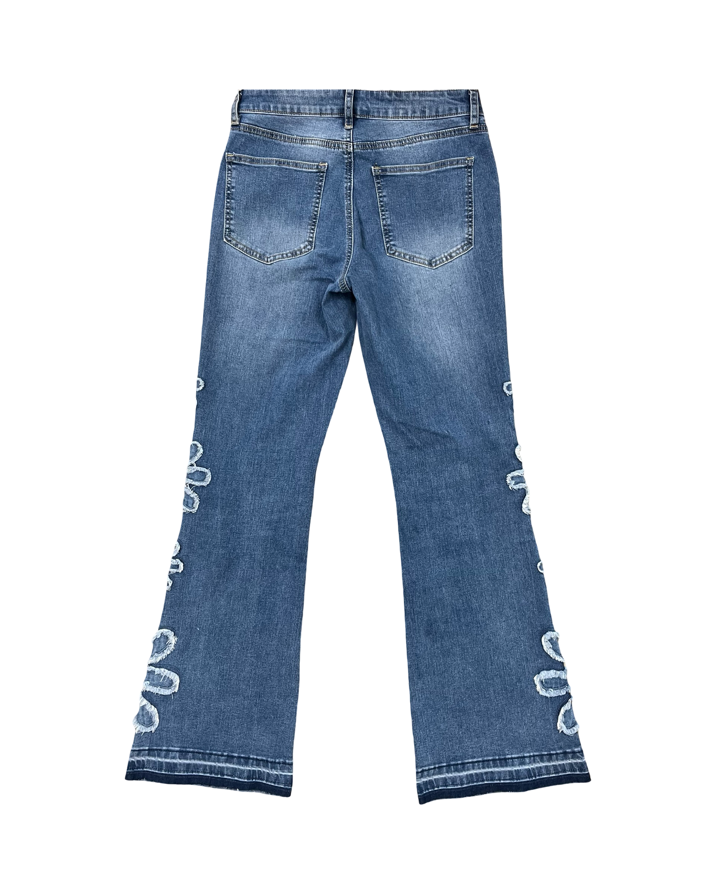 Jeans Flared By Clothes Mentor In Blue Denim, Size:6