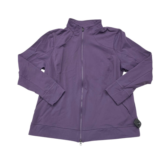 Athletic Jacket By Duluth Trading In Purple, Size:2X