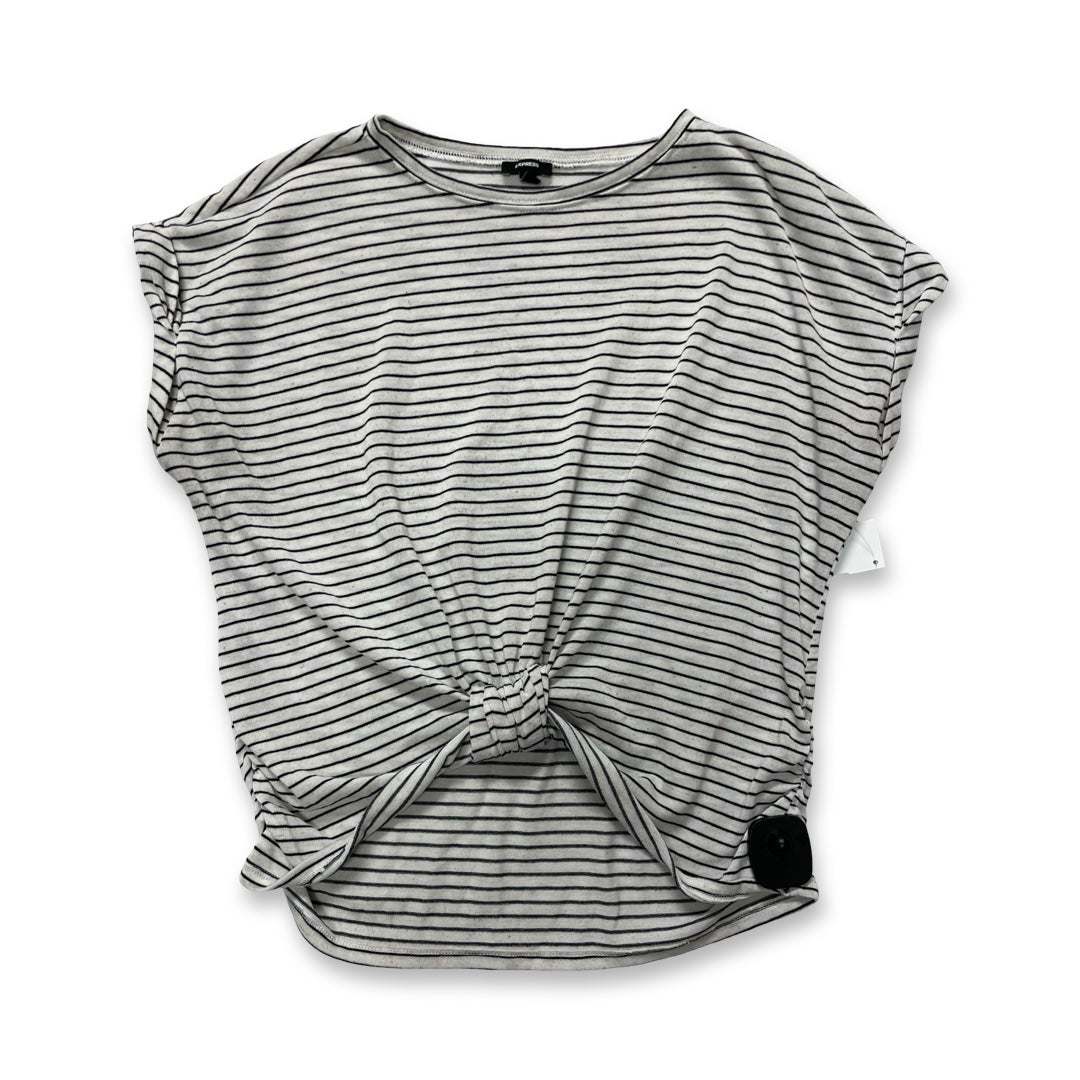 Top Ss By Express In Striped Pattern, Size:S