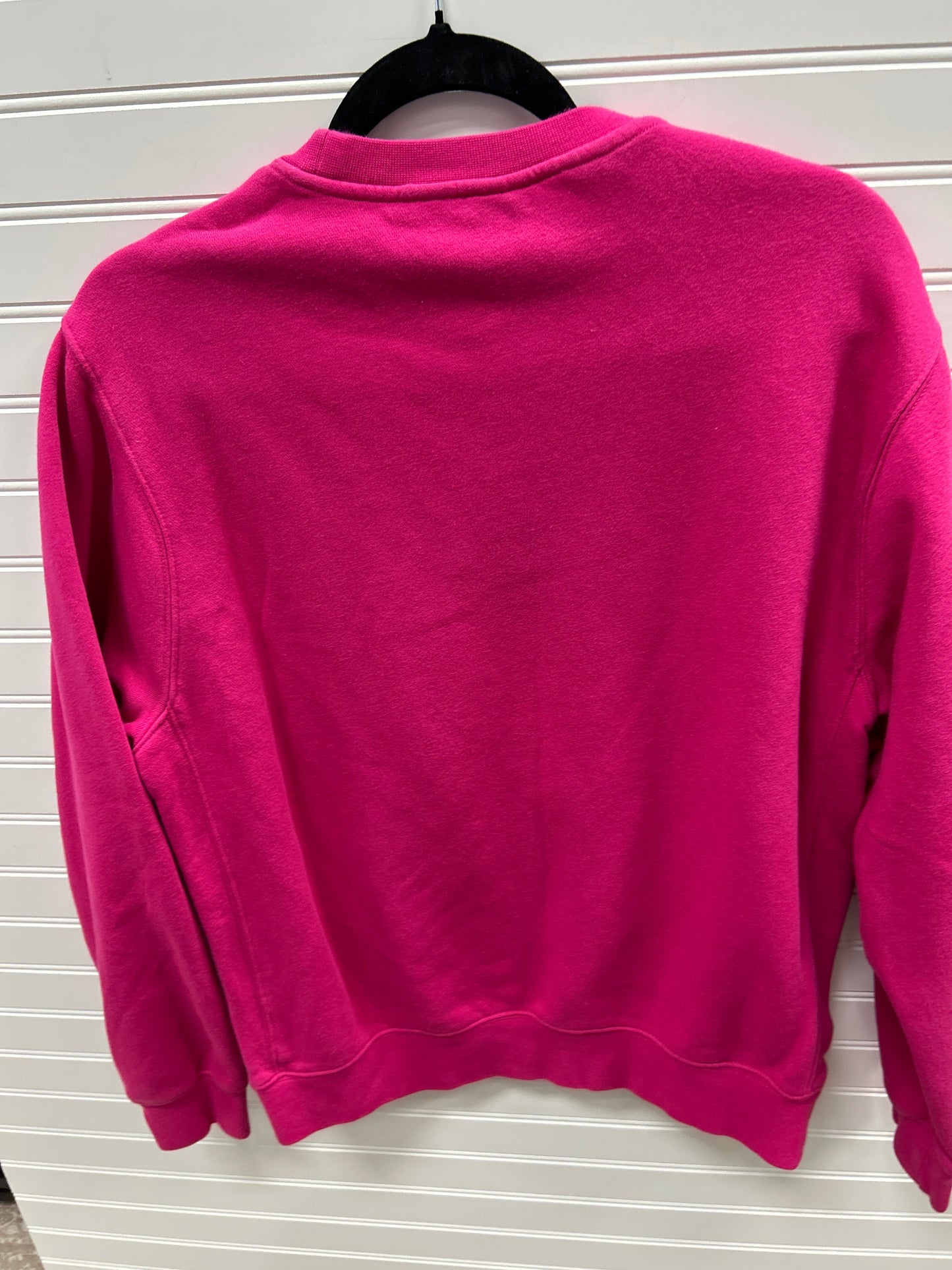 Athletic Sweatshirt Crewneck By Nike Apparel In Pink, Size:M