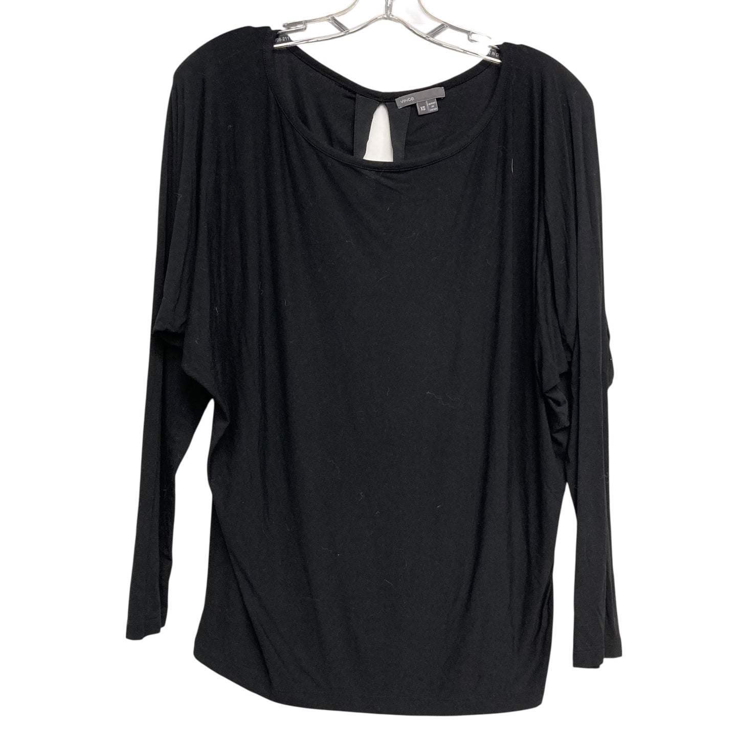 Top Ls Basic By Vince In Black, Size:Xs