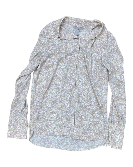 Blouse Ls By H&M In Peach, Size:S