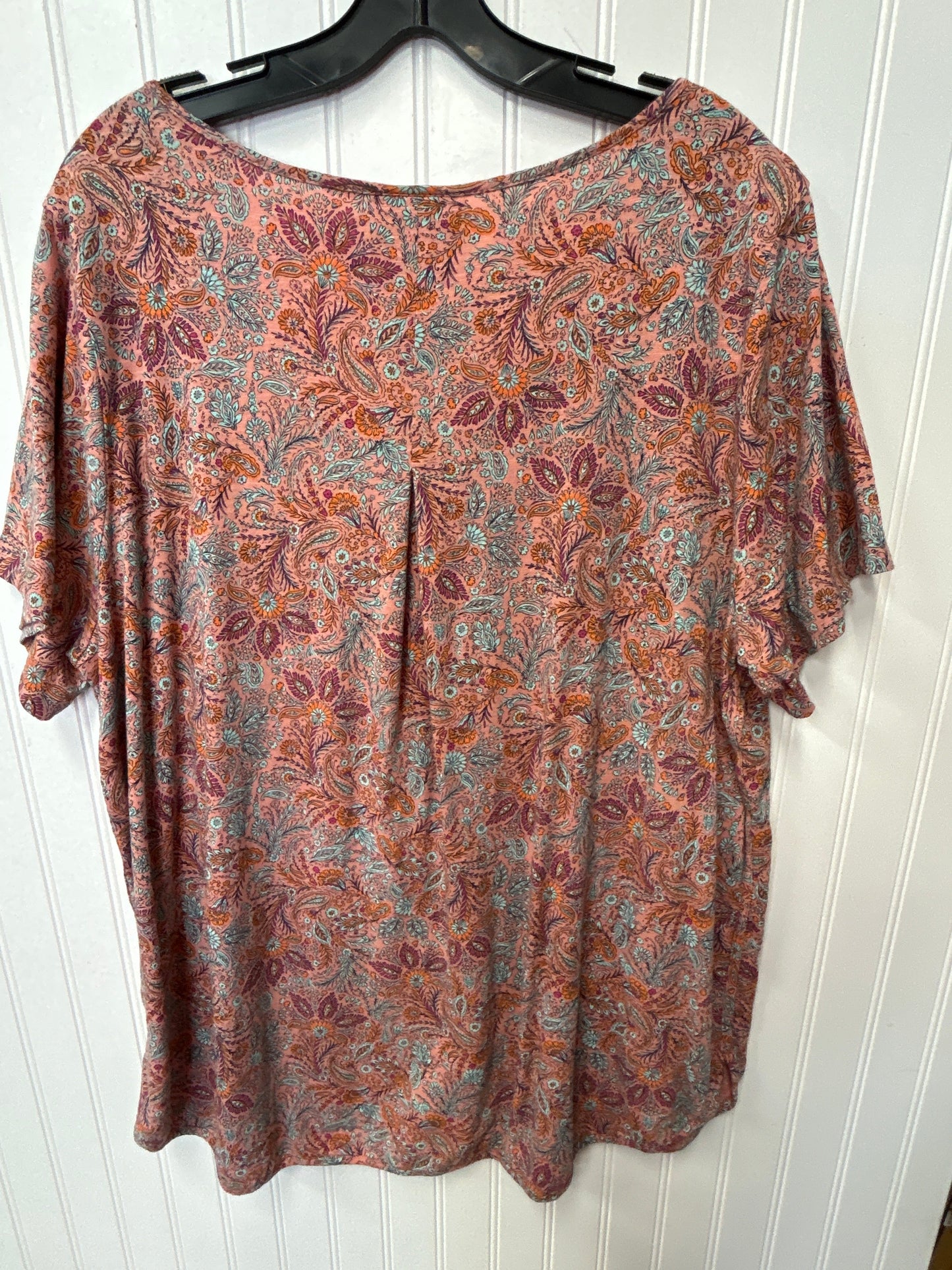 Top Ss By J. Jill In Orange, Size:2X