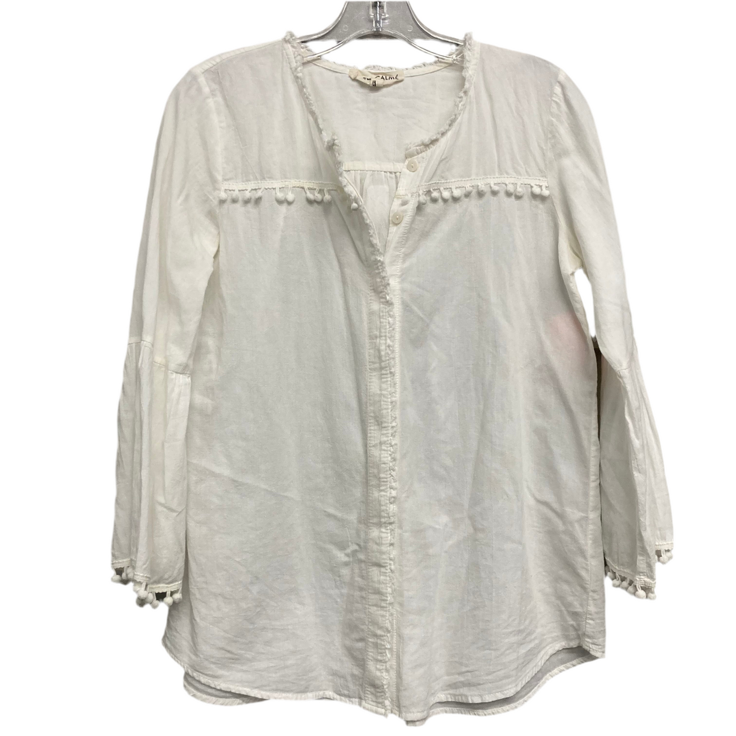Top Ls By Johnny Was Calmé In White, Size:S