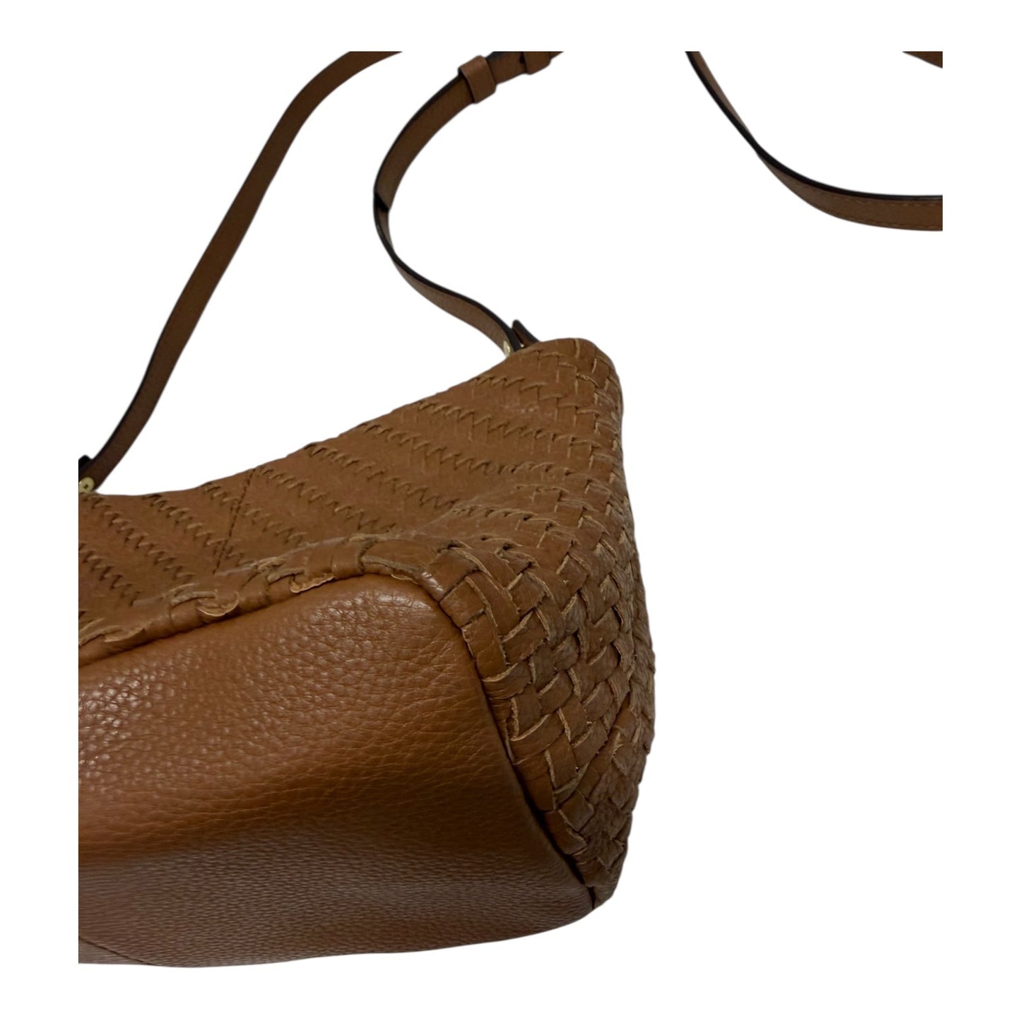 Crossbody Leather By J. Jill In Brown, Size:Small
