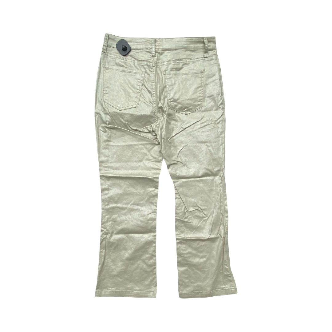 Jeans Flared By Kut In Gold, Size:8