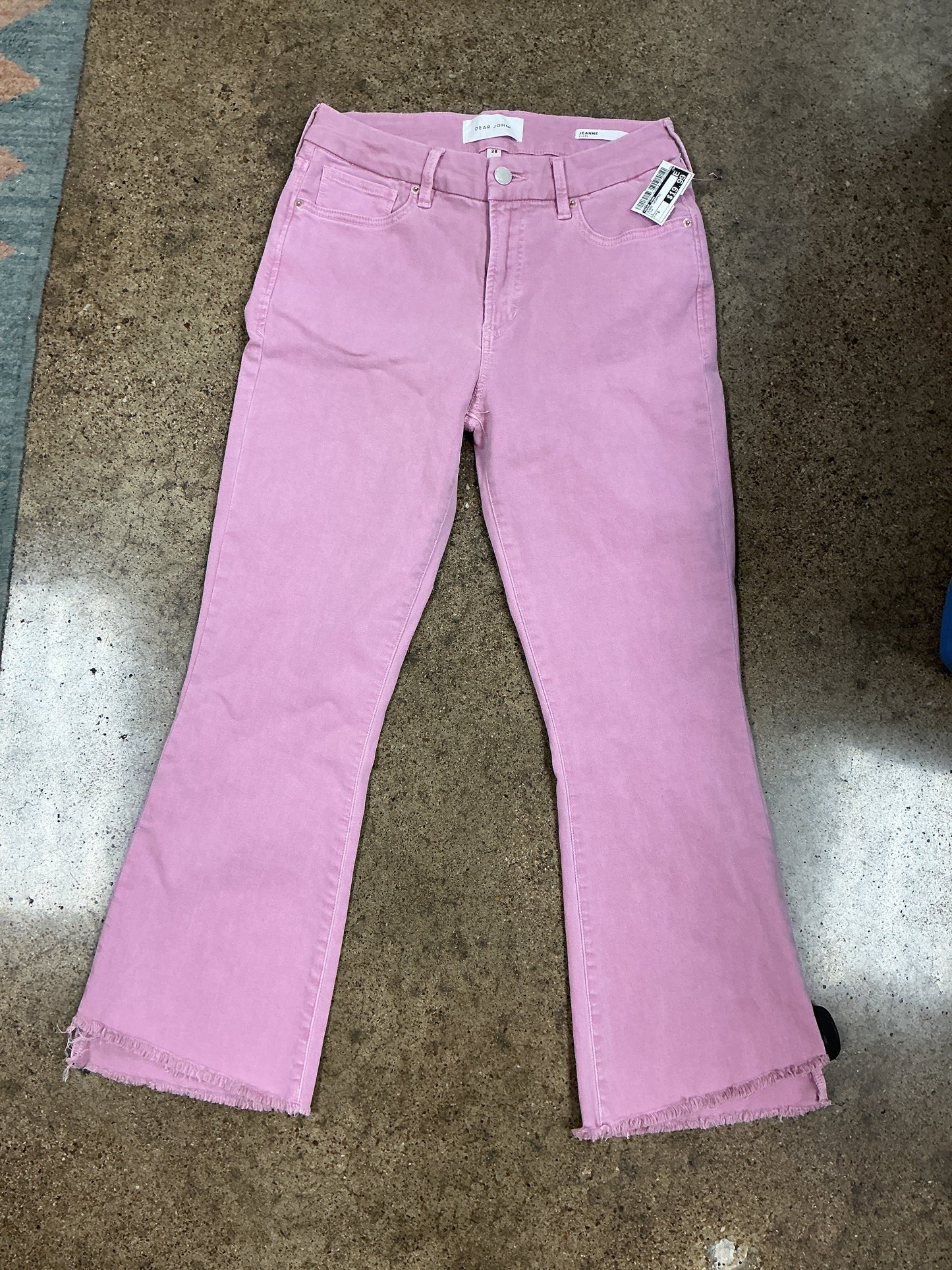 Jeans Cropped By Dear John In Pink, Size:6