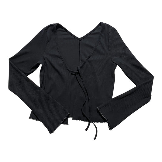 Athletic Top Ls Crewneck By Gym Shark In Black, Size:Xs