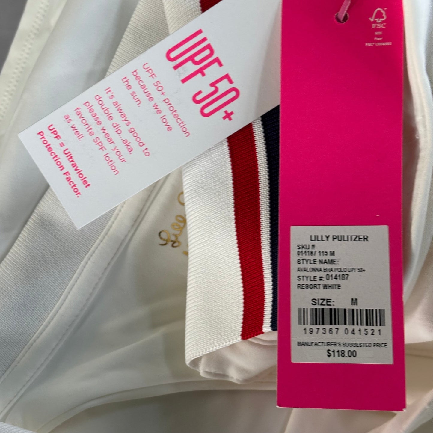 Top Sleeveless Designer By Lilly Pulitzer In White, Size: M