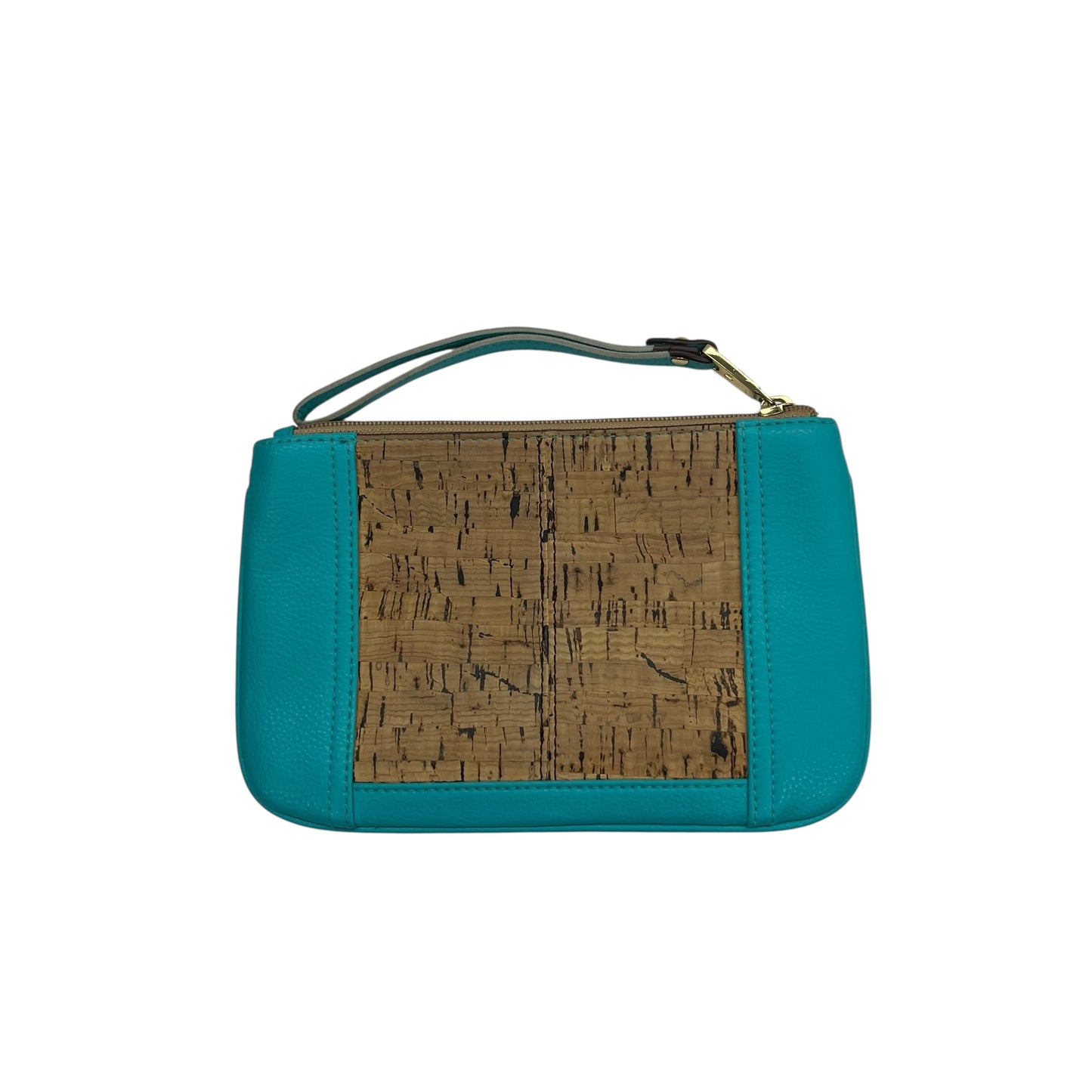 Wristlet By Lauren By Ralph Lauren In Blue & Brown, Size:Medium