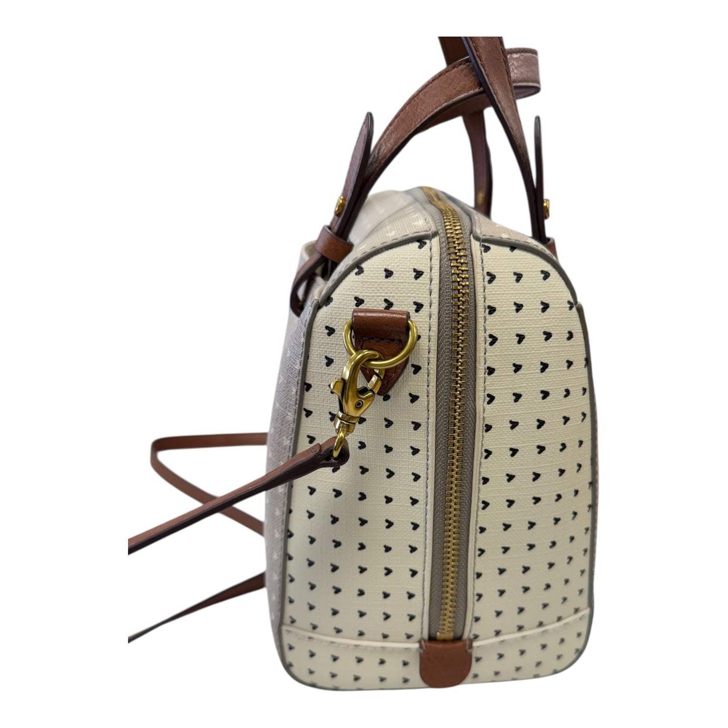 Handbag By Fossil In Taupe, Size:Medium