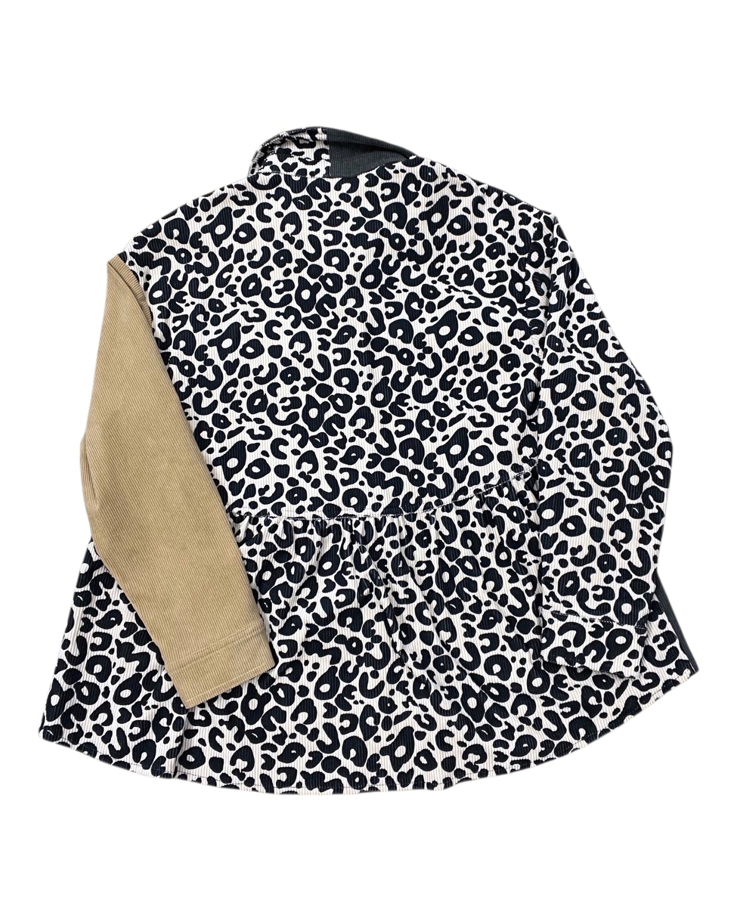 Jacket Other By Clothes Mentor In Black & Tan, Size:M