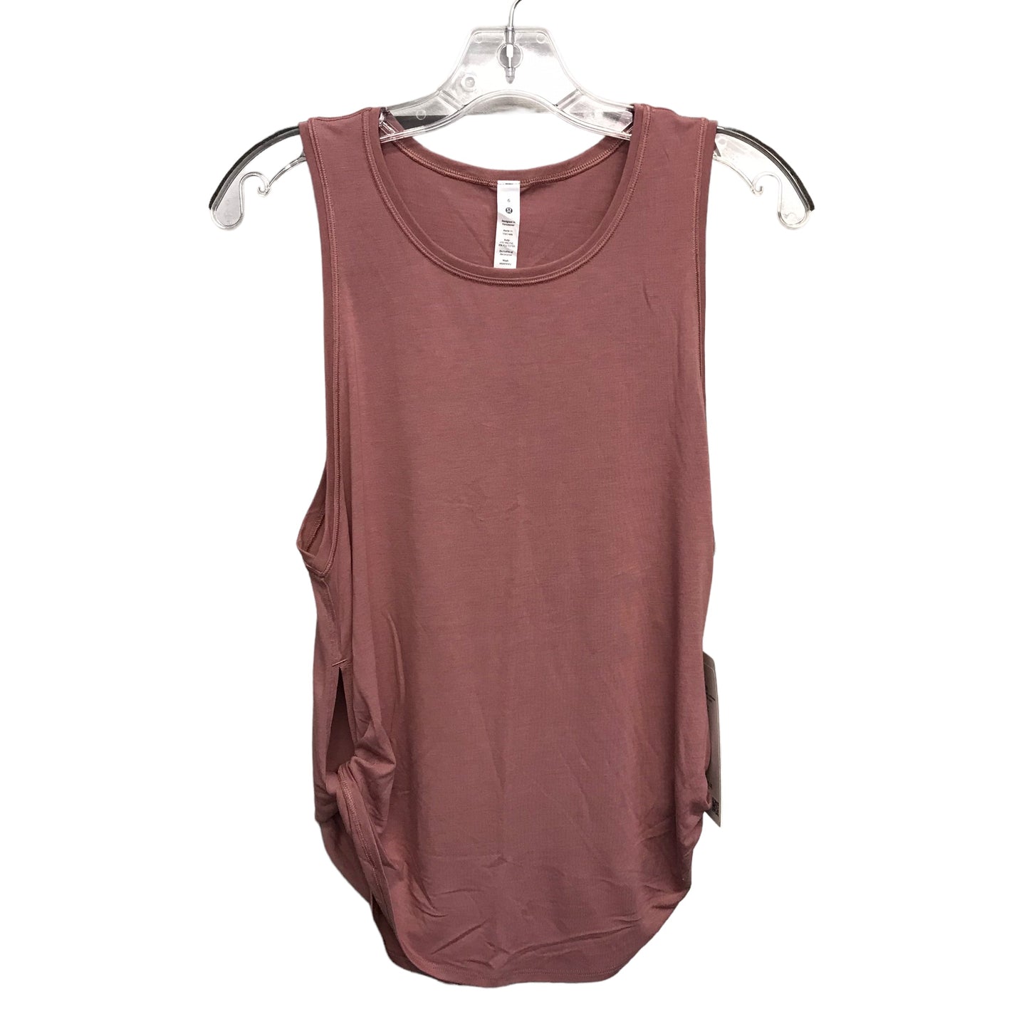 MAUVE ATHLETIC TANK TOP by LULULEMON Size:S