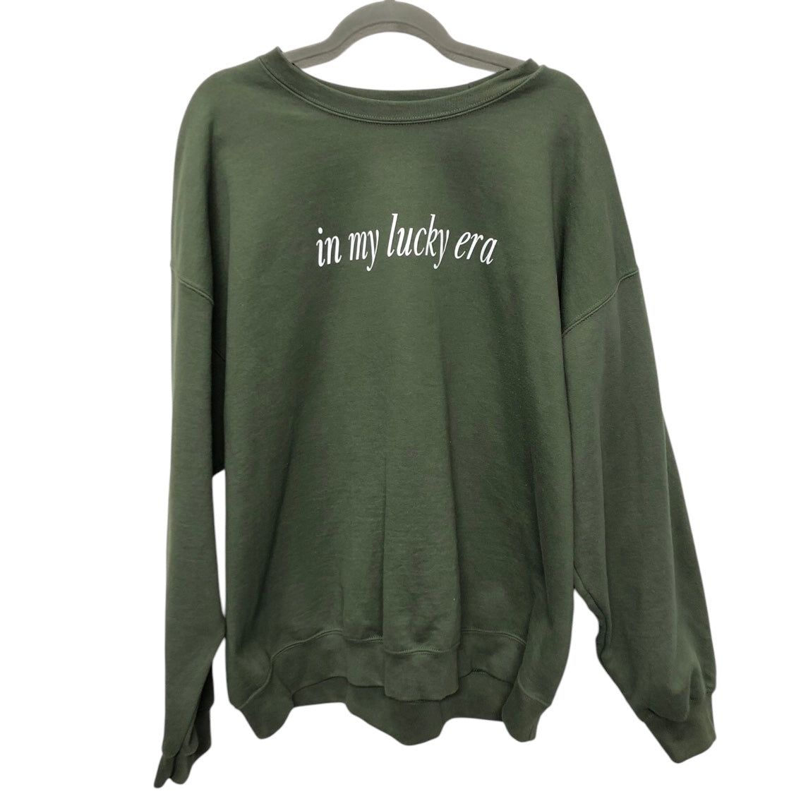 Sweatshirt Crewneck By Gildan In Green, Size:2X