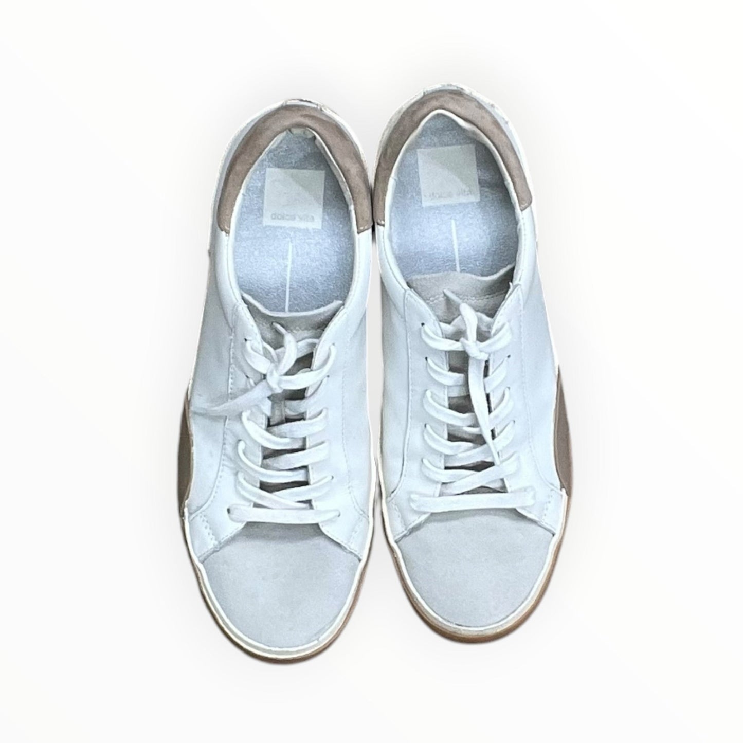 Shoes Sneakers By Dolce Vita In Tan & White, Size:9.5