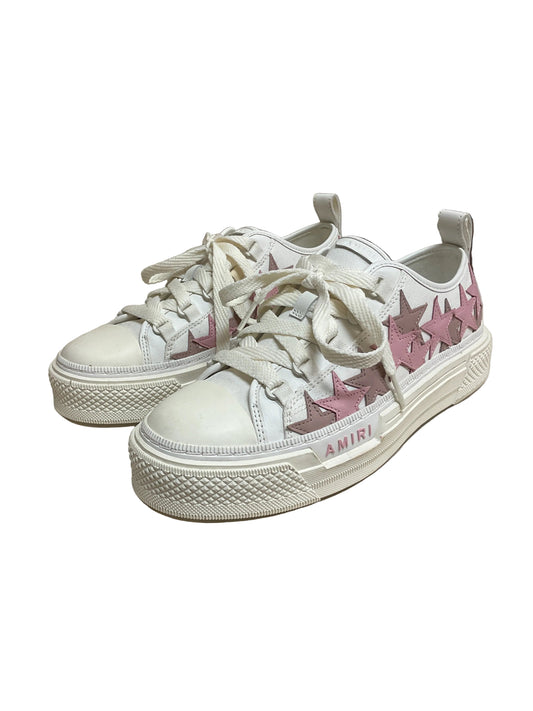 Shoes Designer By Amiri In Pink & White, Size:8.5