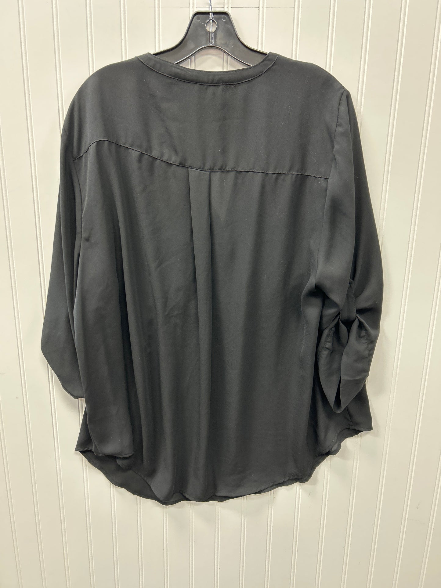 Blouse Ls By Torrid In Black, Size:2X