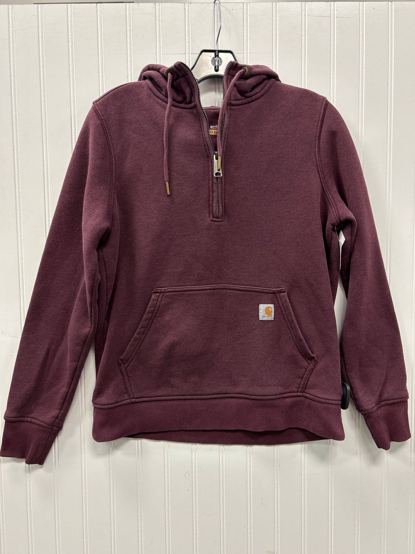 Sweatshirt Hoodie By Carhartt In Purple, Size:S