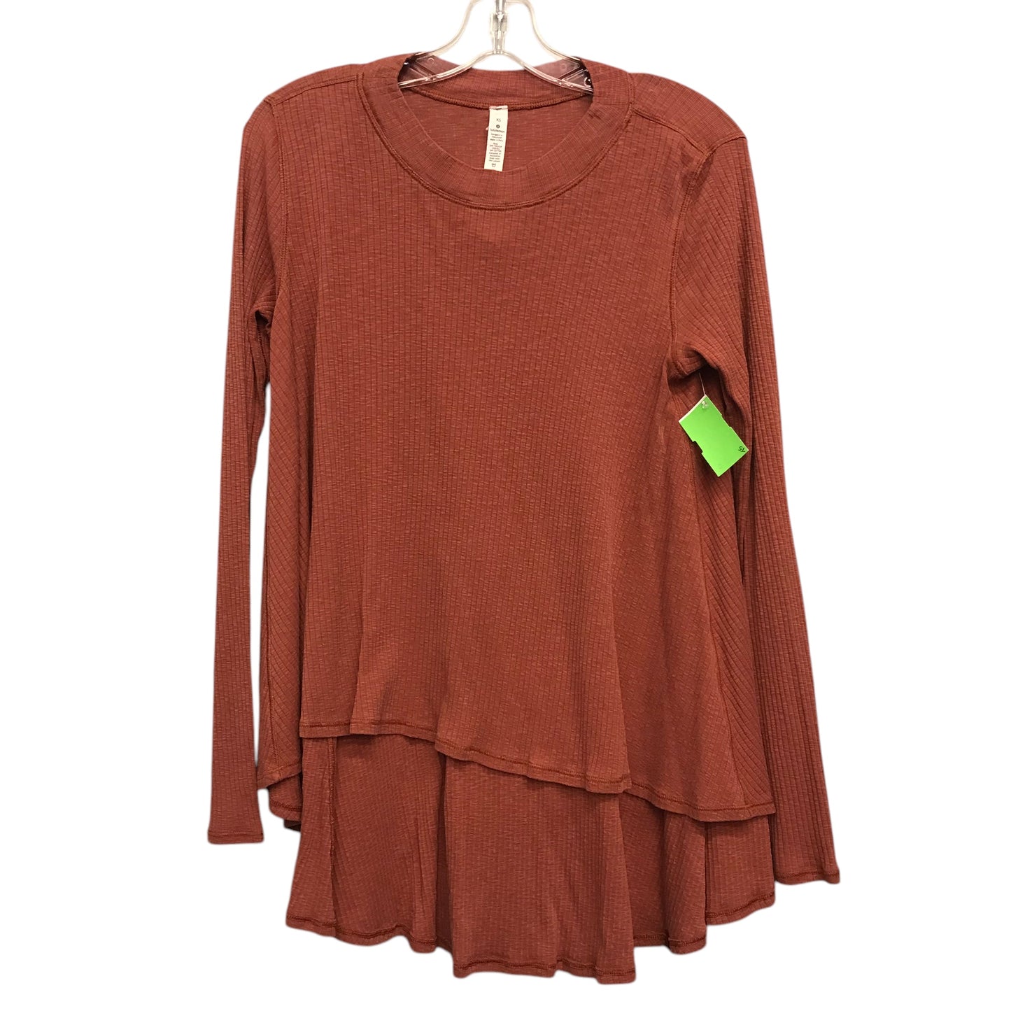 Top Ls By Lululemon In Orange, Size:Xs