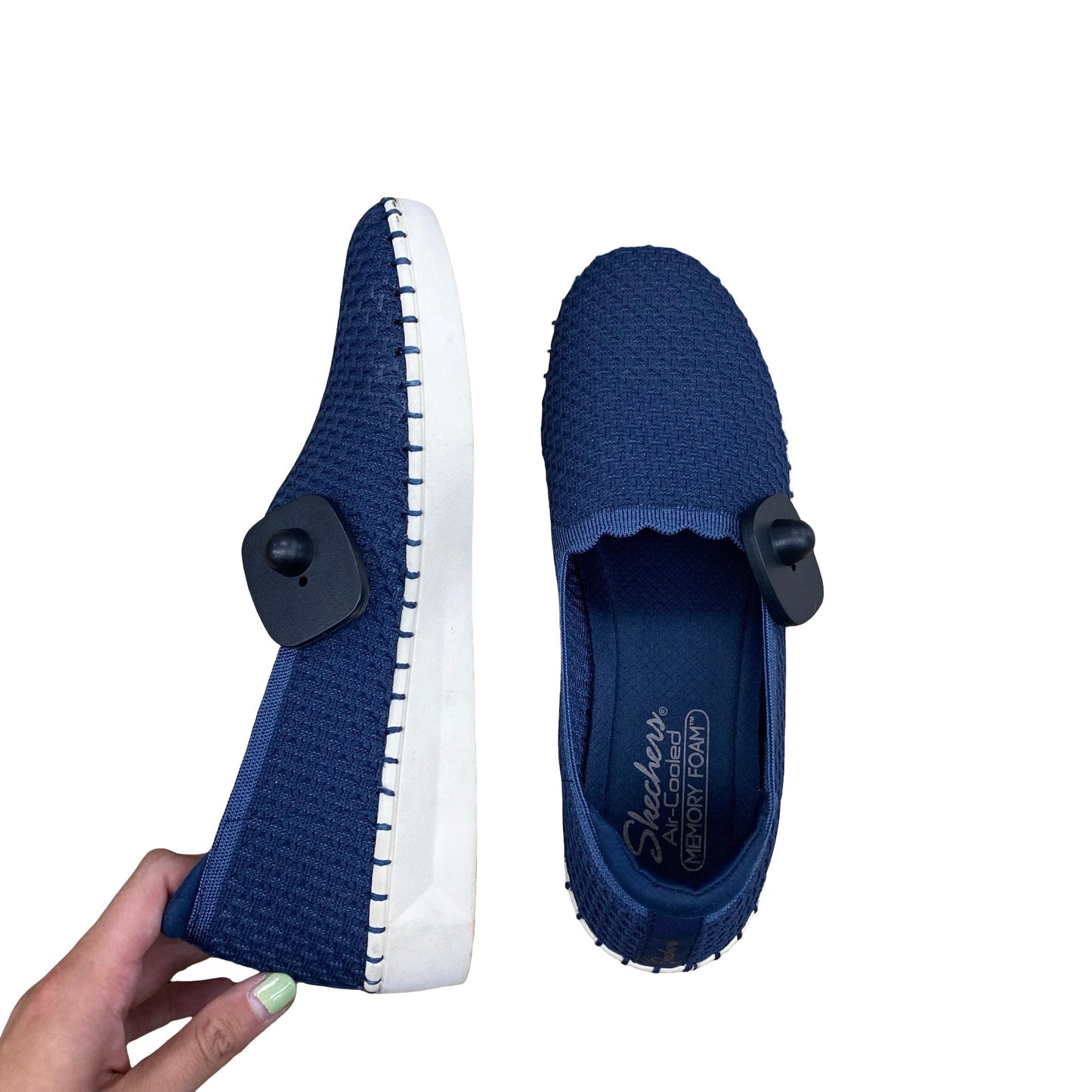 Shoes Flats By Skechers In Blue, Size:11