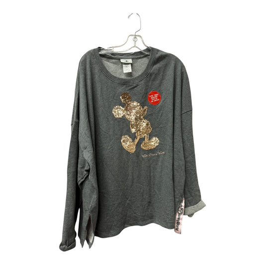 Top Ls By Disney Store In Grey, Size:2X