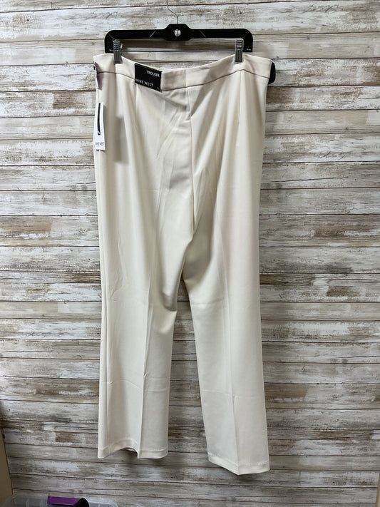 Pants Dress By Nine West In Cream, Size:14