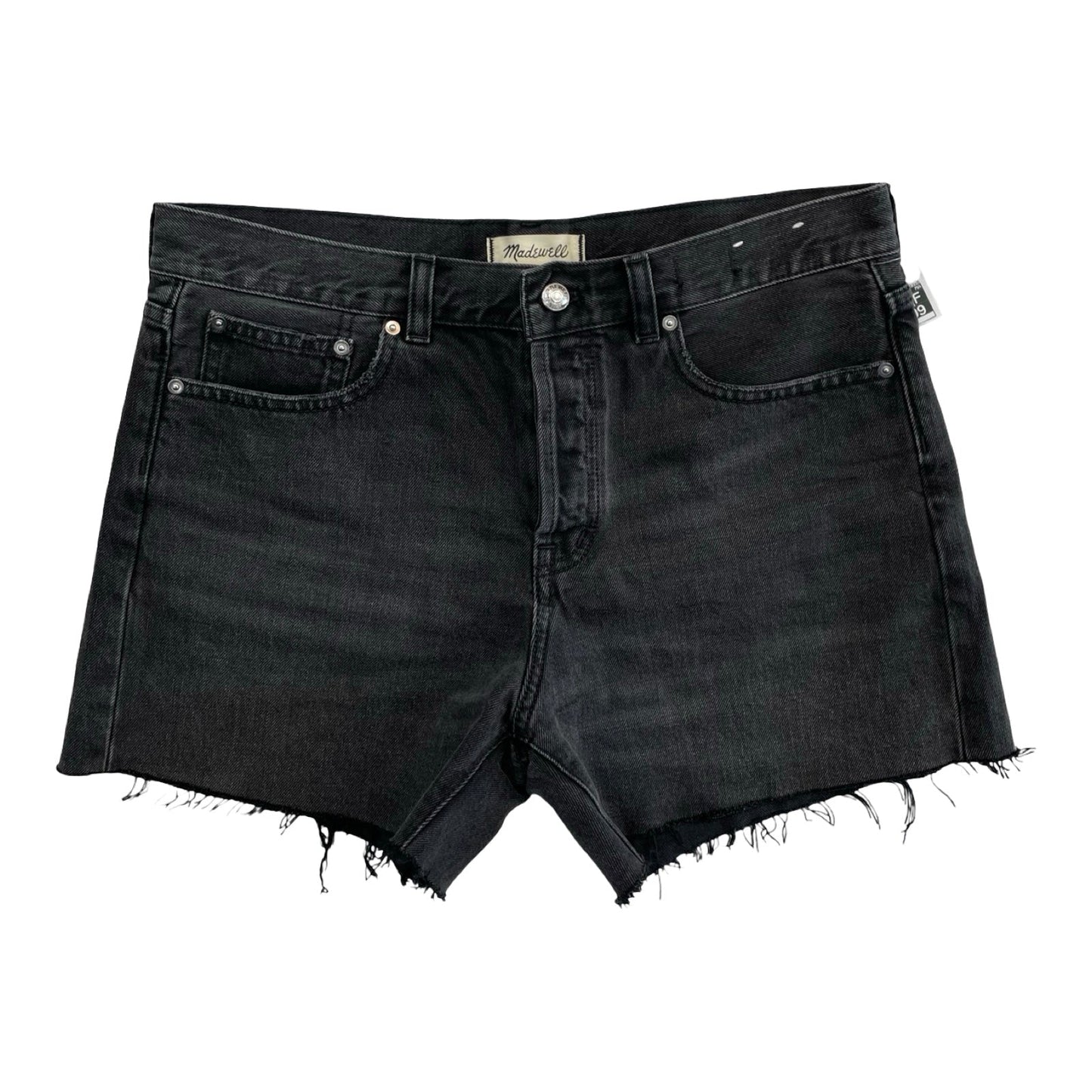 Shorts By Madewell In Black Denim, Size:6