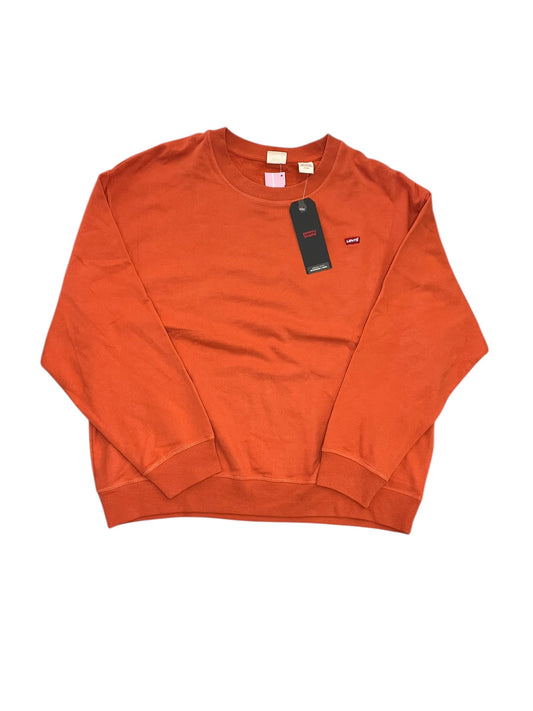 Sweatshirt Crewneck By Levis In Orange, Size:Xl