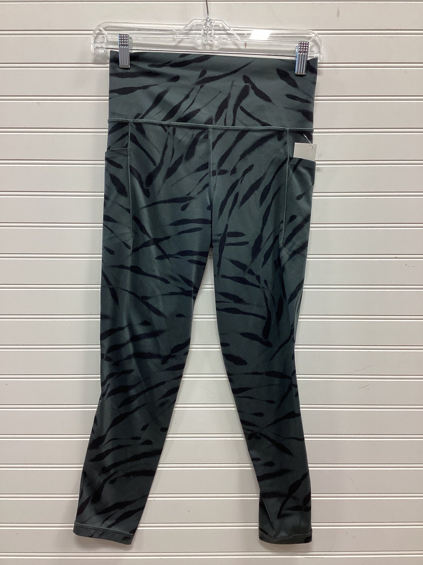 Athletic Leggings By Athleta In Striped Pattern, Size:S