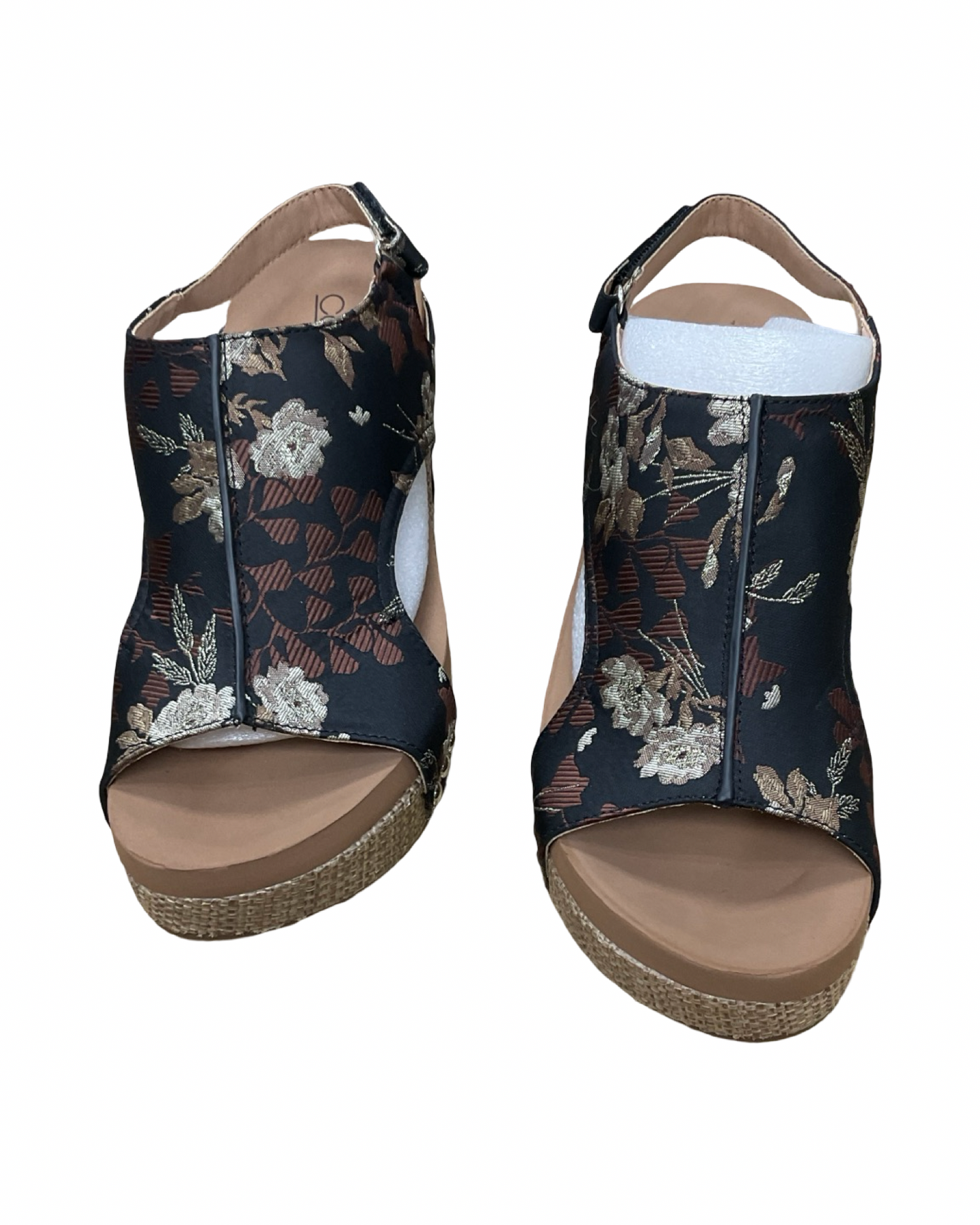 Shoes Heels Wedge By Corkys In Black & Brown, Size:9