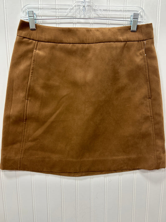 Skirt Midi By J. Crew In Brown, Size:8