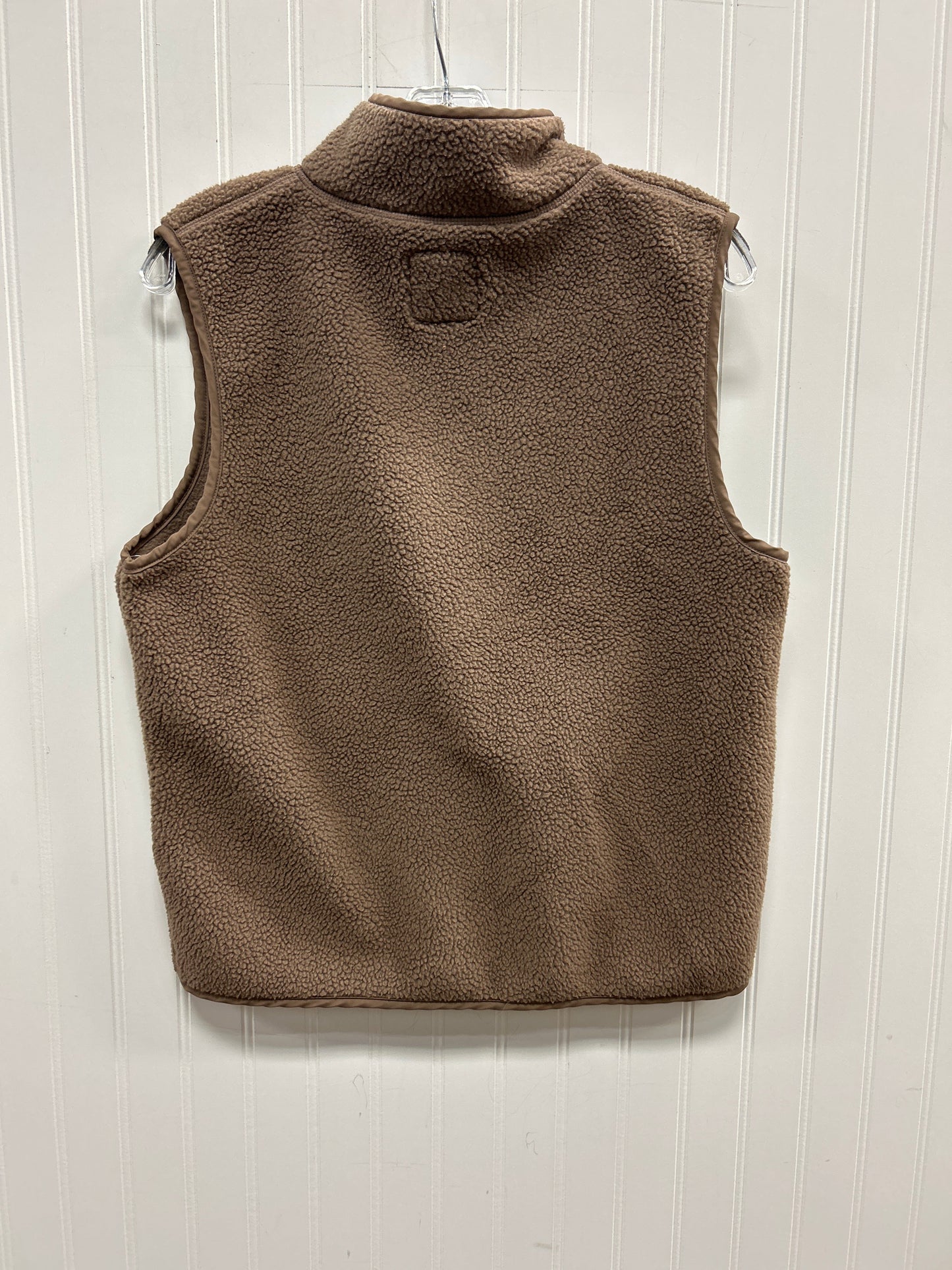 Vest Fleece By So In Brown, Size:M