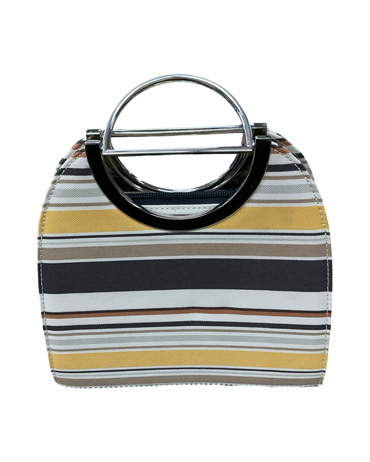 Handbag By Clothes Mentor In Brown & Tan, Size:Small
