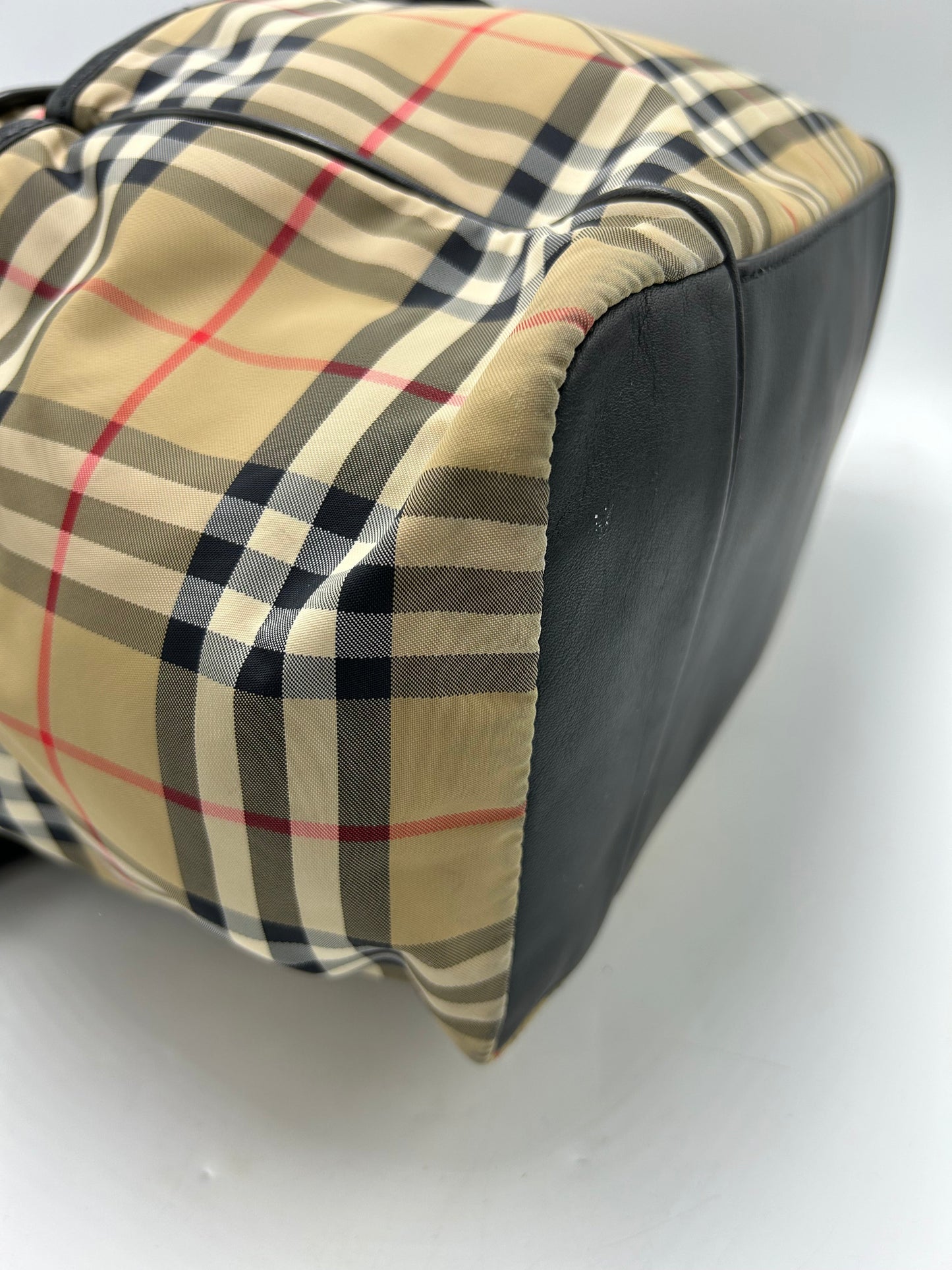 Burberry Check Diaper Bag Luxury Handbag / Tote