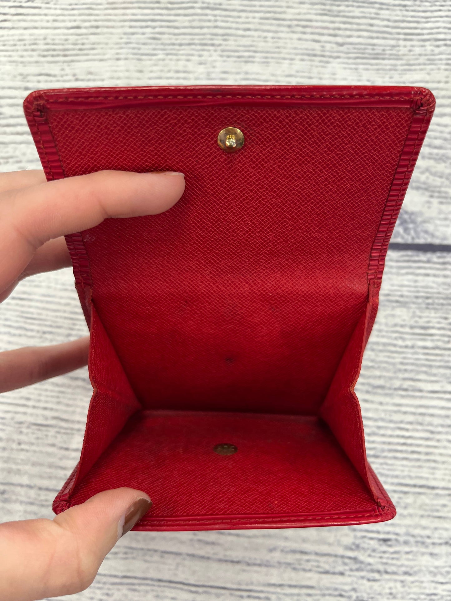 Wallet Luxury Designer By Louis Vuitton, Size: Small