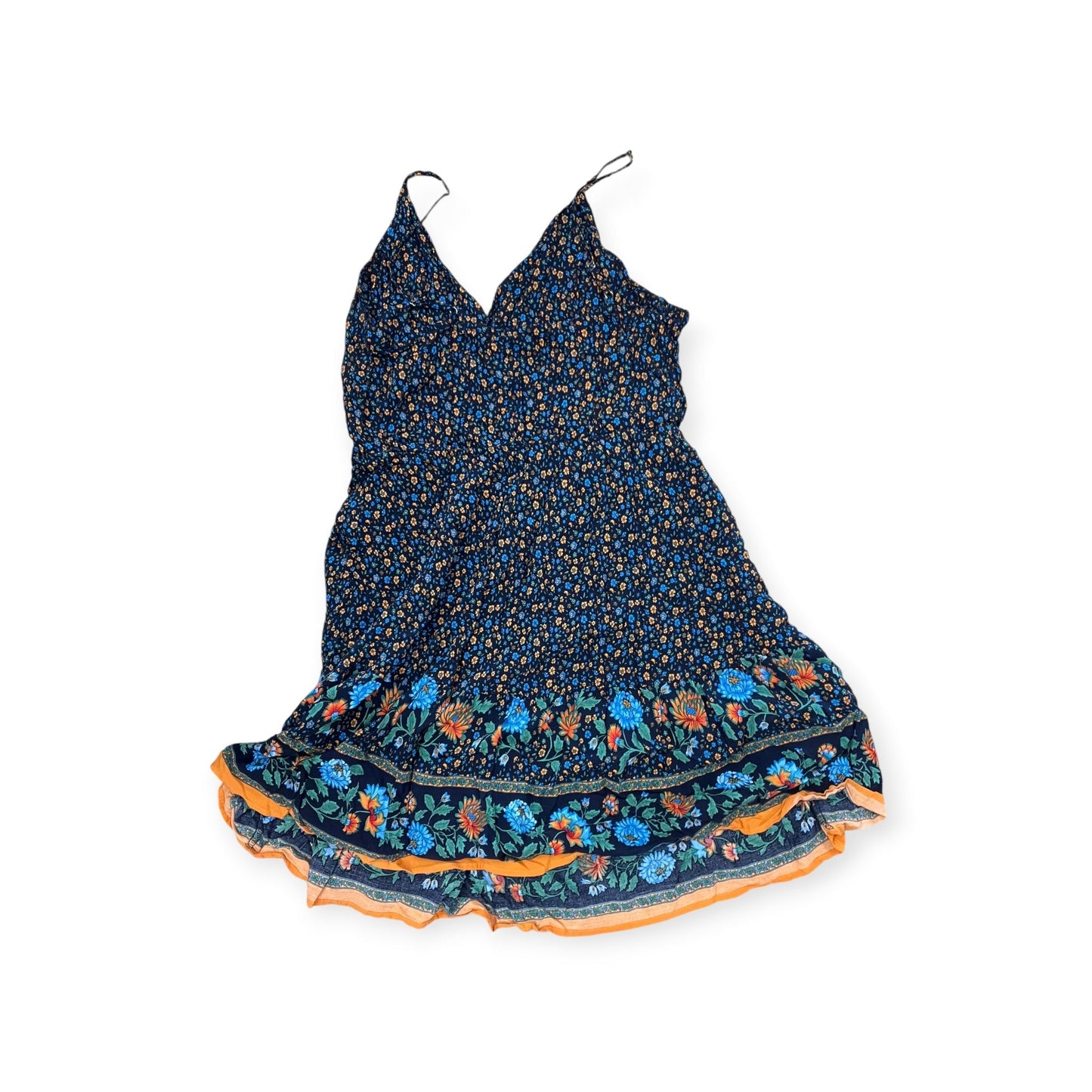 Dress Casual Midi By Shein In Blue, Size:Xl