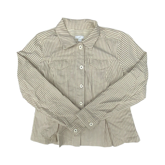 Blazer By J. Jill In Striped Pattern, Size:Xs
