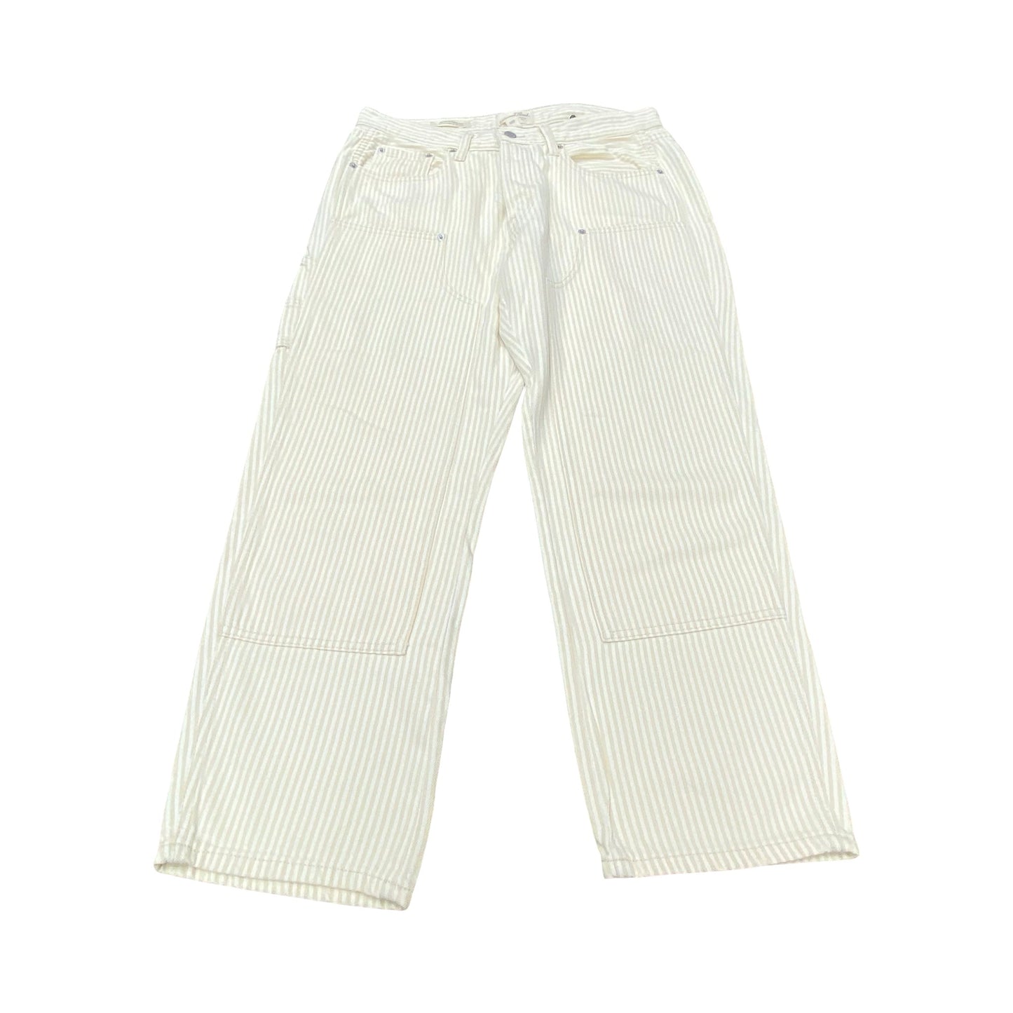 Pants Cargo & Utility By Universal Thread In White & Yellow, Size:8