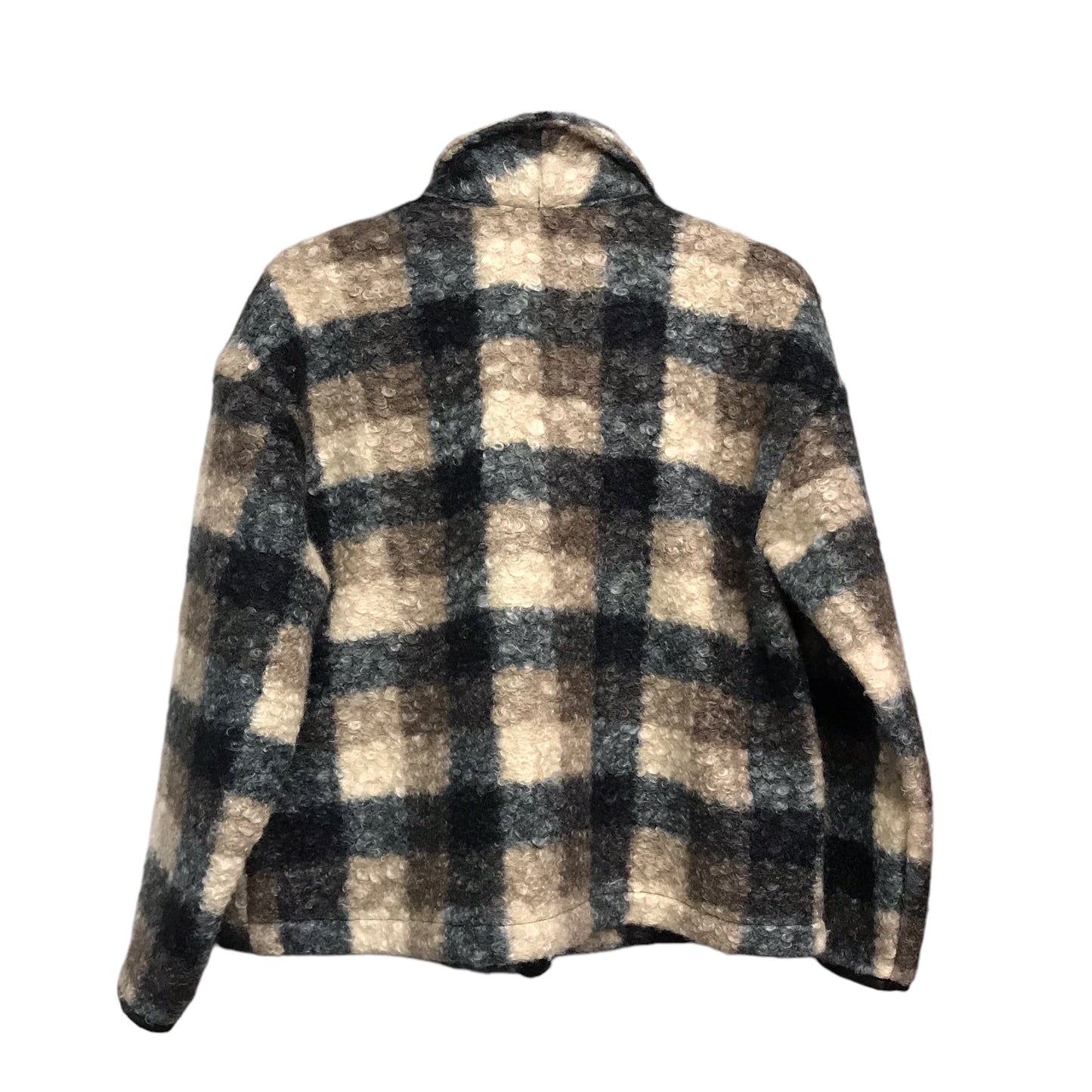 Jacket Other By Knox Rose In Plaid Pattern, Size:M