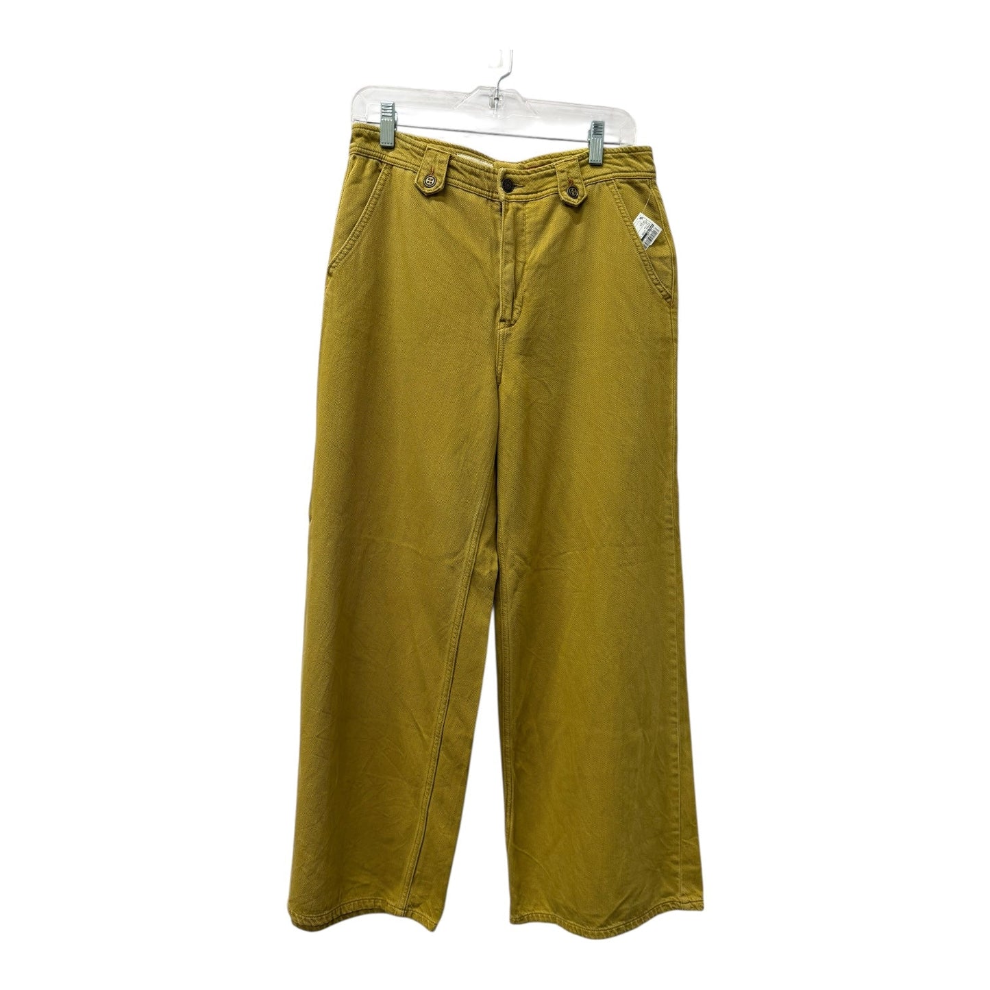 Jeans Wide Leg By Pilcro In Yellow, Size:10