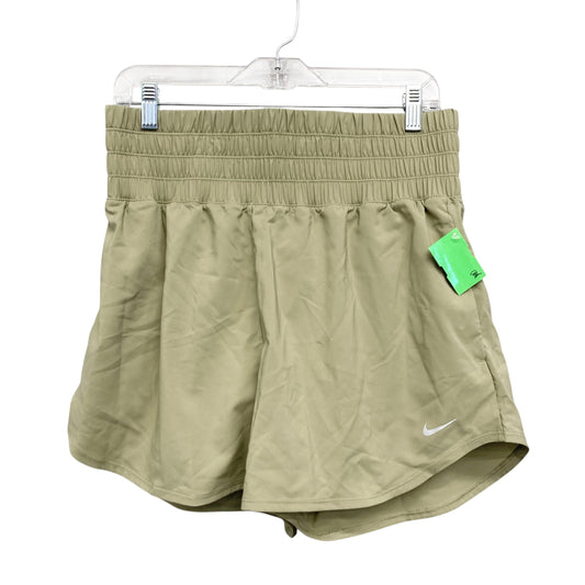 Athletic Shorts By Nike Apparel In Tan, Size:L