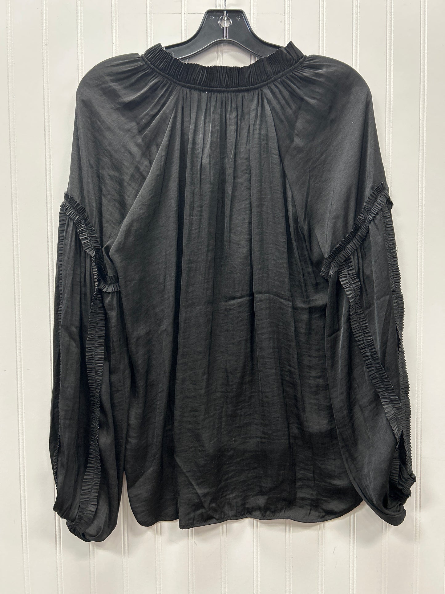 Blouse Ls By Cmc In Black, Size:S