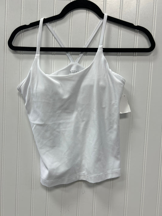 Athletic Tank Top By Athleta In White, Size:S
