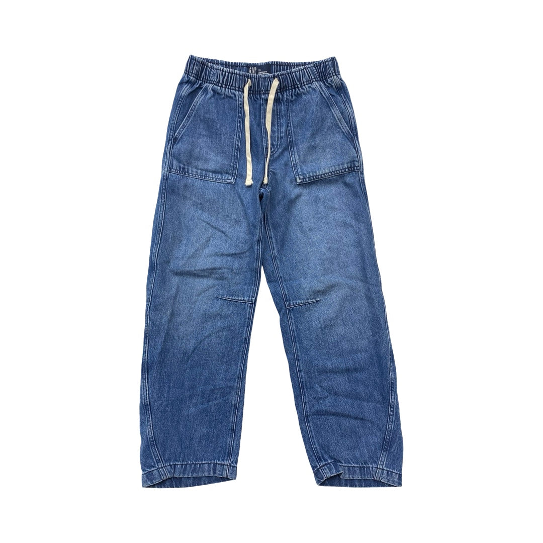 Jeans Wide Leg By Gap In Blue Denim, Size:Xs