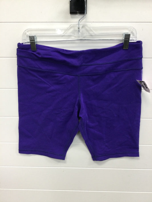 Athletic Shorts By Lululemon In Purple, Size:12