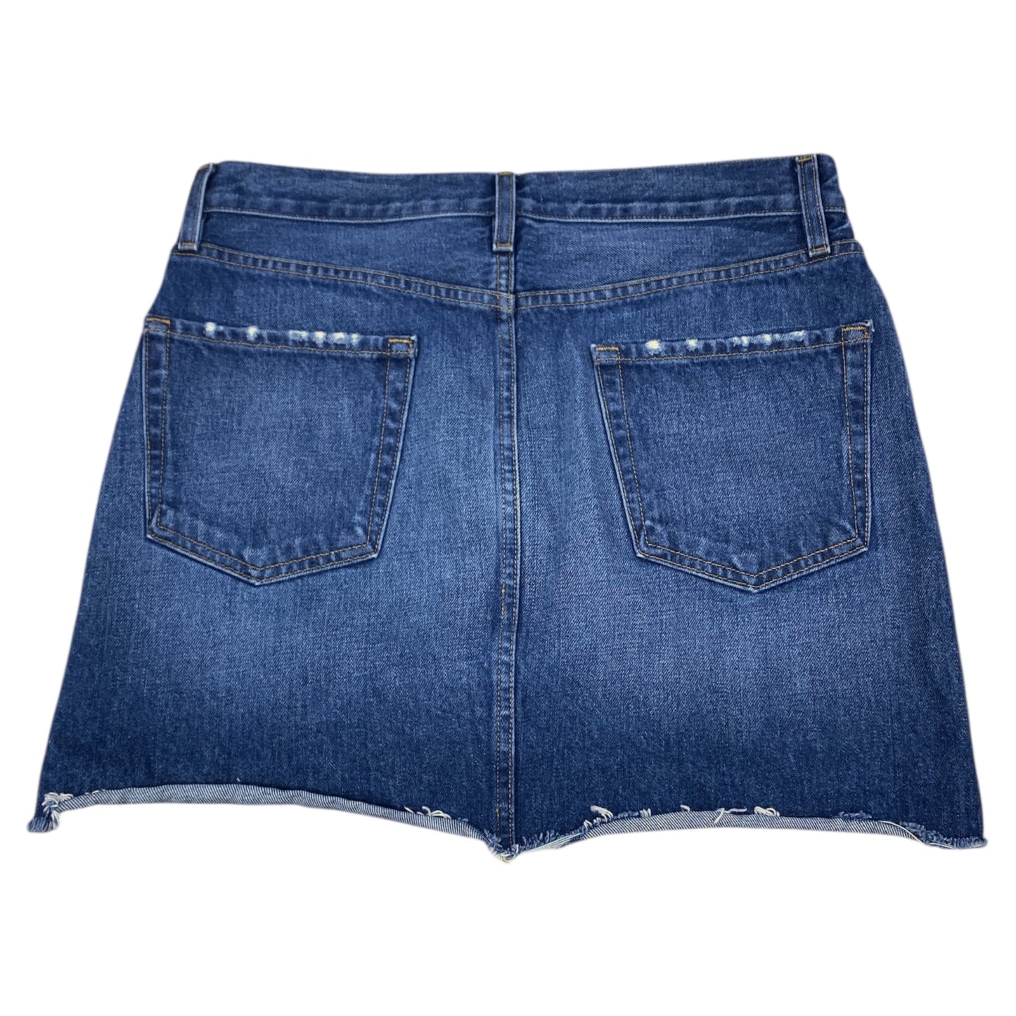 Skirt Mini & Short By Frame In Blue Denim, Size:10