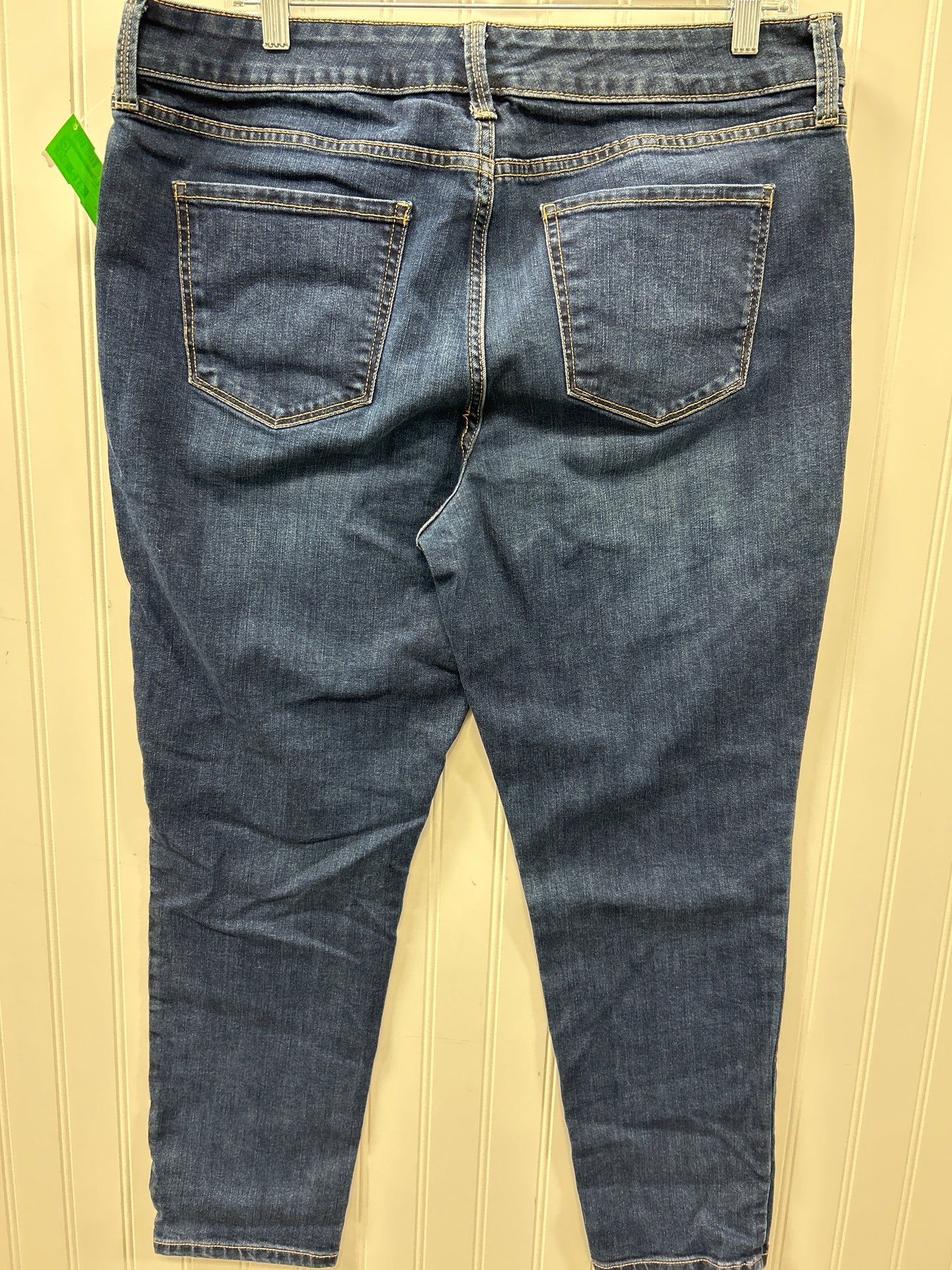 Jeans Skinny By St Johns Bay In Blue Denim, Size:16